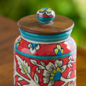Hand-painted Multi Utility Storage Jars & Containers