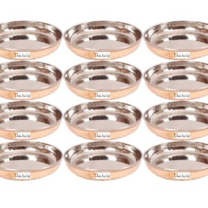 Steel/Copper Dessert Plates | 150 ml | Set of 12