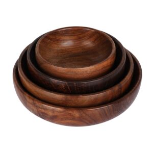 Handcrafted Multipurpose Rosewood Bowls | Set of 4