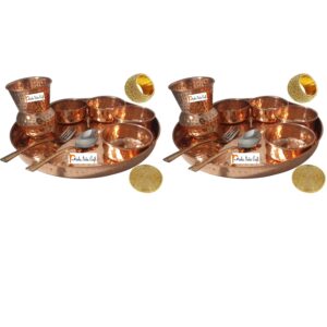 Handcrafted Copper Dinner Set | Set of 2