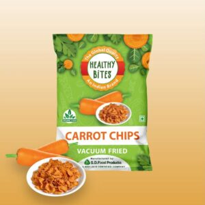Vacuum Fried Carrot Chips | 45 G | PACK OF 3