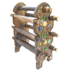Santarm's Wooden Bangle stand for women 11.5 inch x 5 inch x 12.2 inch