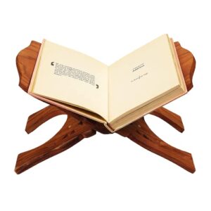 Wooden Book Stand for Reading | Holy Books Holder | 10 inch