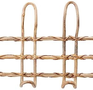 Rattan Wall Hooks | Natural Finish