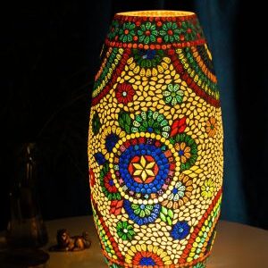 Handcrafted Mosaic Glass Table Lamp